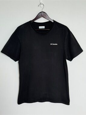 Columbia Black Short-Sleeve Logo Tee